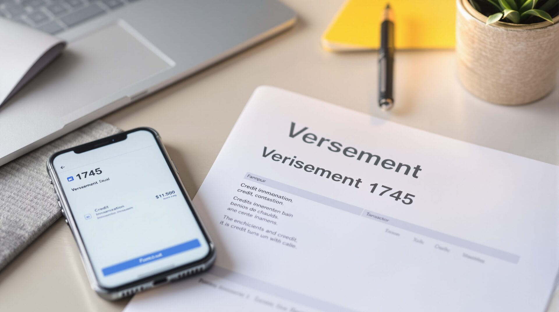 Versement 1745 : pourquoi cette prime apparaît sur le compte bancaire