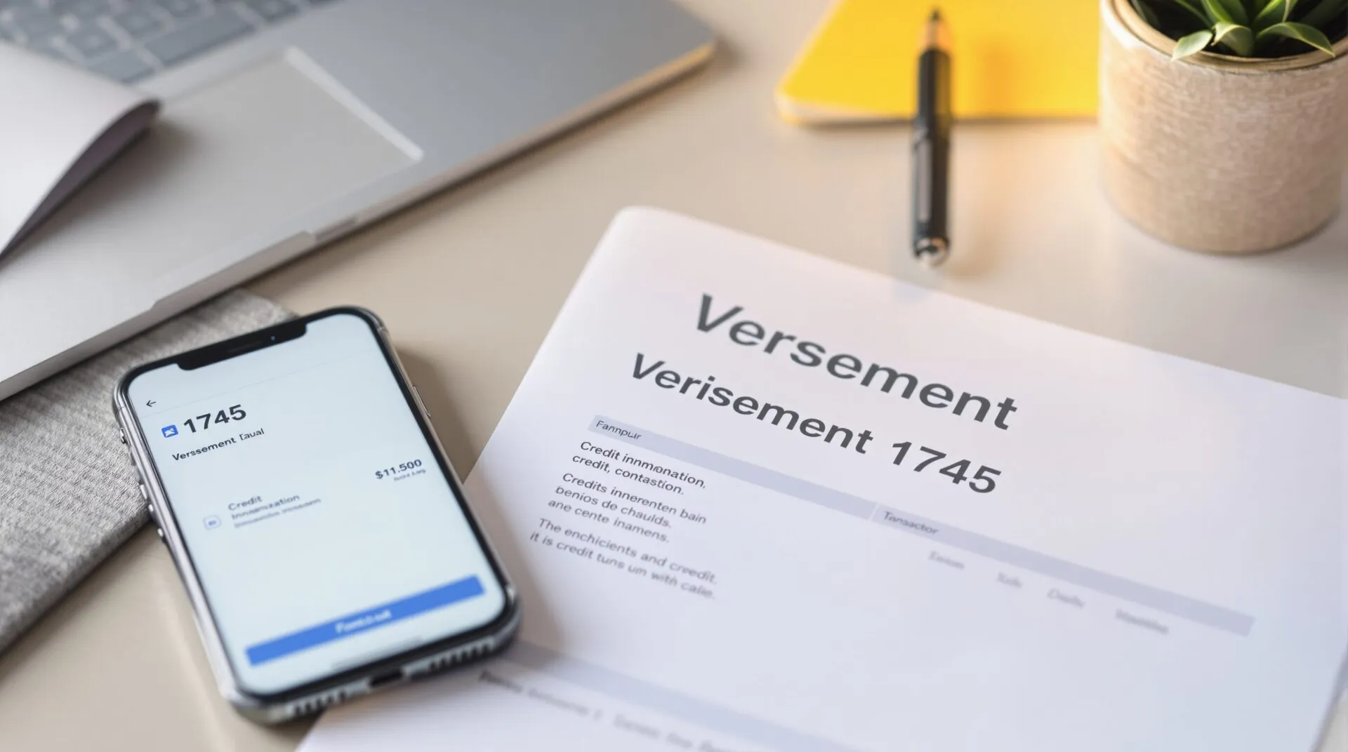 Versement 1745 : pourquoi cette prime apparaît sur le compte bancaire