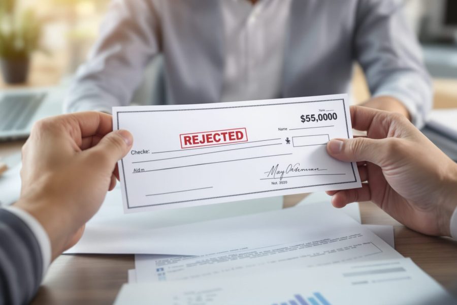 cheque rejeté délai