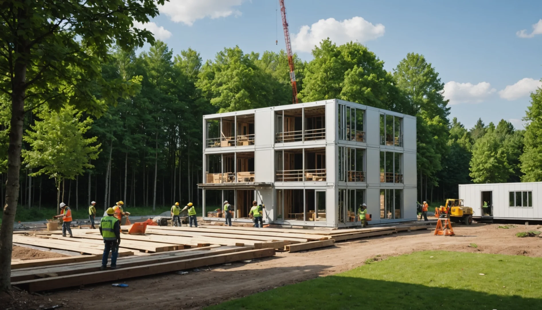 La construction modulaire : une alternative écologique au bâtiment traditionnel