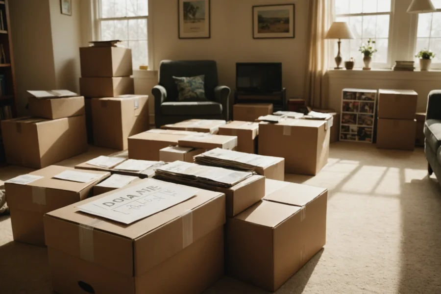 comment vider une maison après un décès